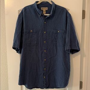 Duluth Trading Co Men's Blue Casual Shirt